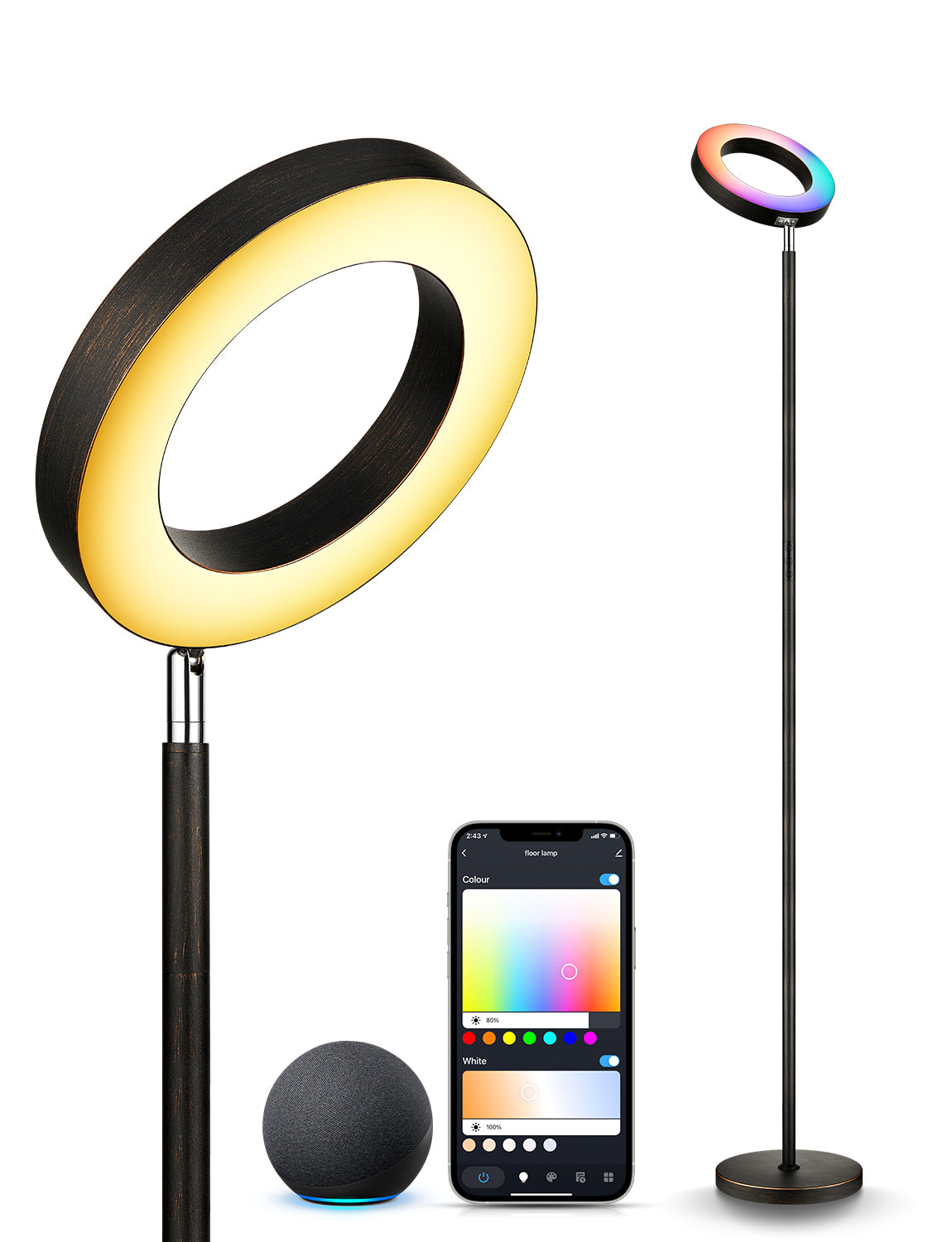 RGB & White Smart Floor Lamps