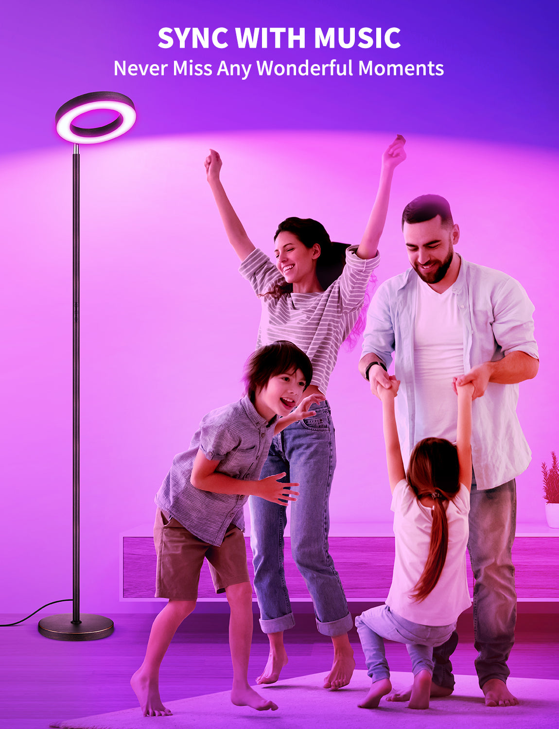 RGB & White Smart Floor Lamps